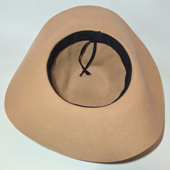 Wallaroo Aspen Wool Indie Boho Minimalist Neutral Fedora Women's Classic Hat. - Picture 9 of 9